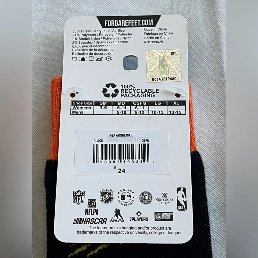 Phoenix Suns Argyle Socks